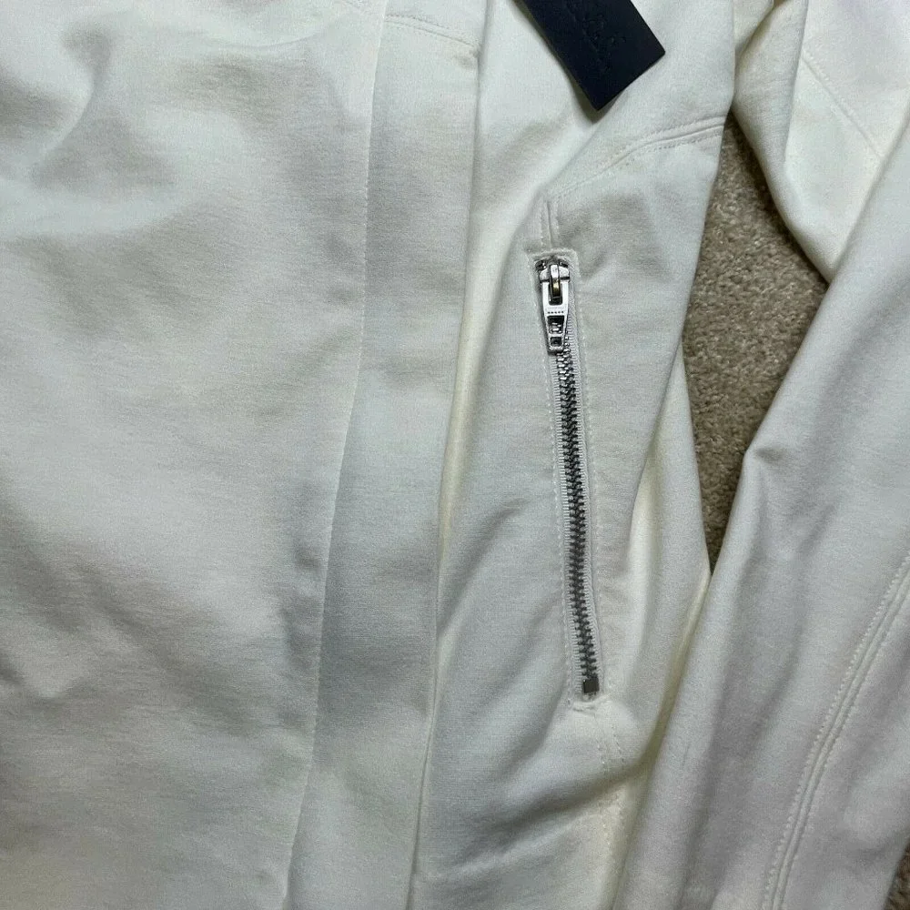 Blank NYC Jacket Small Womens Casual Zipper Moto White Ladies Casual New Classic - Picture 5 of 11